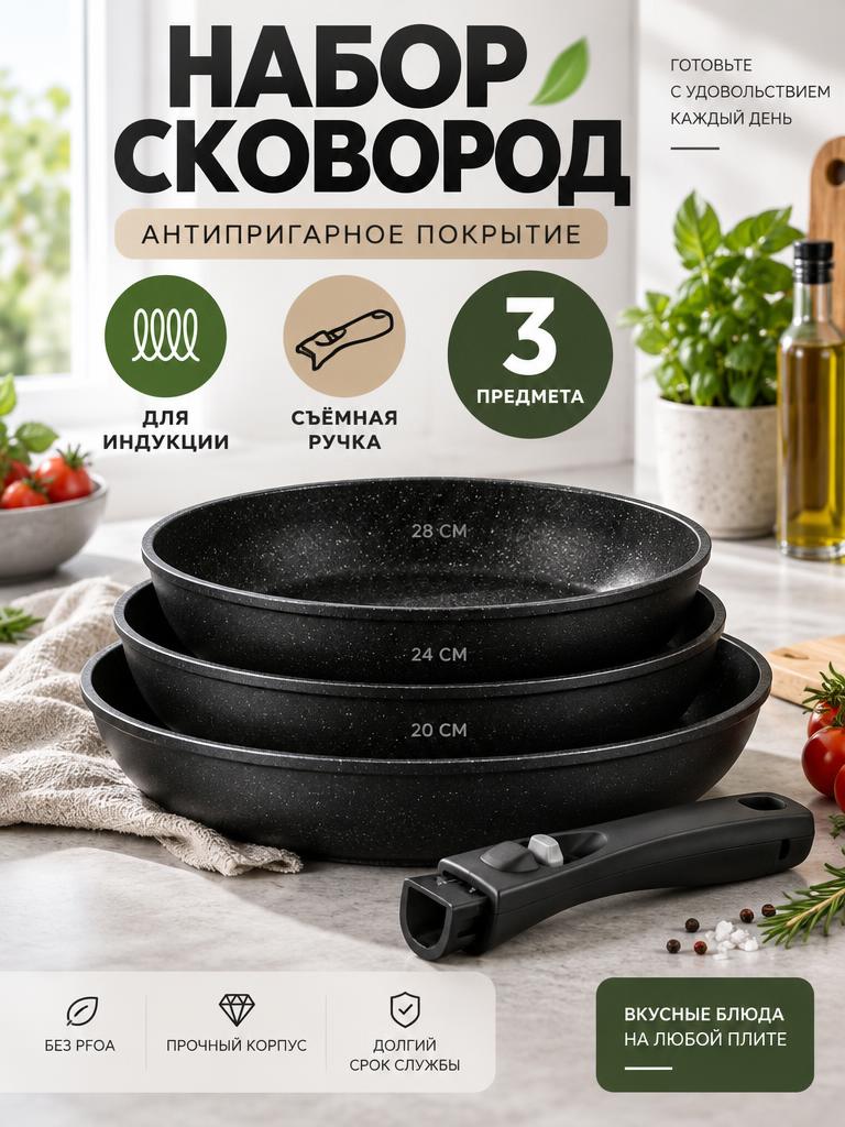 Пример карточки: Набор сковород